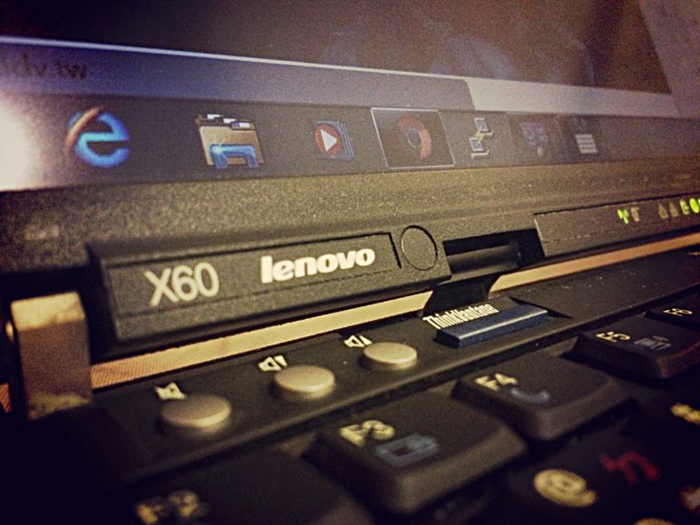 Lenovo X60 after upgrading SSD